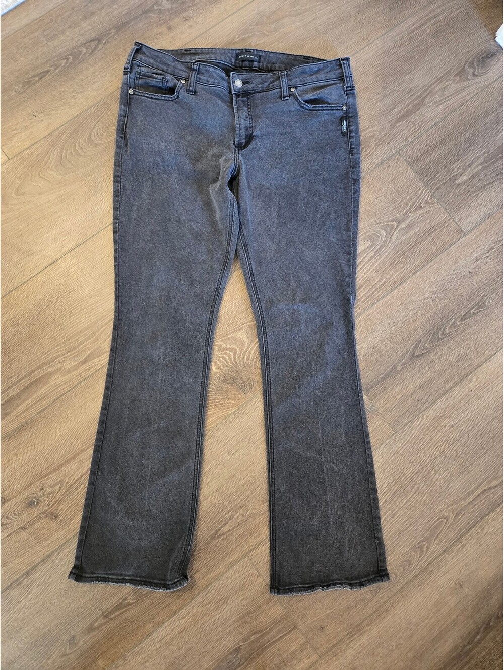 Womens silver brand jeans